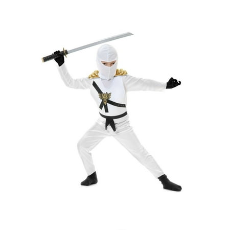 Halloween Ninja Avenger Series 1 Child Costume - White