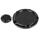 thumbnail image 1 of Cubiertas de cronómetro Derby de aluminio CNC negras compatibles con modelos Touring, Softail, Dyna y Road King para motocicletas, 1 of 8