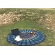 thumbnail image 3 of Tapiz de playa redondo turquesa Mandala Throw/Boho Hippie Beach Blanket Roundie/Algodón indio Boho, 3 of 5