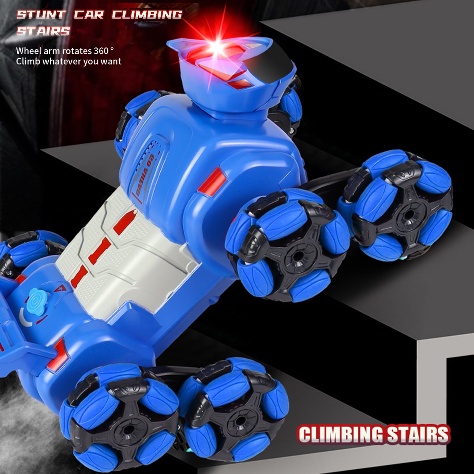 Remote  car,Remote Car Stunt And Car With Spray Stunt 8 Wheels Car 6 Batteries And Toy Dodoore And Birthday And With 3 With Led Wheels Cars With Spray Cars With Car Stunt Red 3 Battery