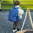 thumbnail image 2 of Mochila CLUCI Kids Blue Car para niños y niñas de 6 a 12 años, 2 of 8