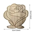 thumbnail image 2 of Rose Cutting Board Wooden Bread Board Cheese Platter Meat and Vegetable Serving Board for Various Occasions Including Housewarming Weddings Valentine's Day, 2 of 6