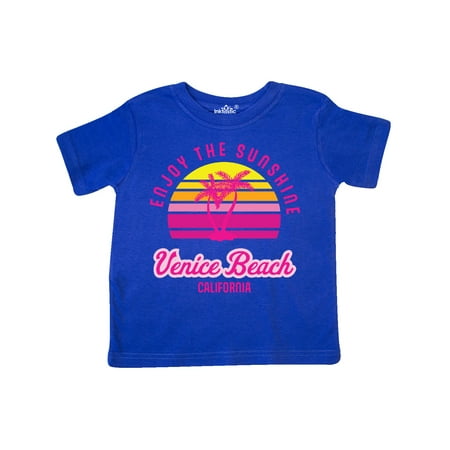 

Inktastic Summer Enjoy the Sunshine Venice Beach California in Pink Gift Toddler Boy or Toddler Girl T-Shirt