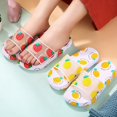 thumbnail image 4 of House Slippers Open Toe Quick Dry Fruit Pattern Shower Shoes Bathroom Slippers, 4 of 10