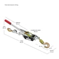 thumbnail image 3 of Malacate Winch Manual 2 Ton Gutstark Home Cable Acero 2.30 M 2 Ganchos, 3 of 8