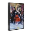 thumbnail image 3 of Stupell Industries Abstract Ballerina Bold Collage People Painting Black Framed Art Print Wall Art, 12 x 18, 3 of 8
