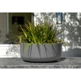 thumbnail image 5 of Veradek Mason Series Kona Bowl 14" Plastic-Stone Planter 2-Pack Gray, 5 of 9