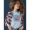 thumbnail image 2 of Chillin' ICEE Polar Bear Retro Graphic Women's T-shirt, 2 of 4