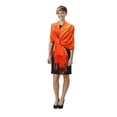 thumbnail image 2 of Beautiful Solid Colors Luxurious Pashmina Scarf Perfect Party Favor, 2 of 2