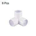 thumbnail image 5 of Uxcell 8 Pack 3 Way Elbow Fittings, 1/4 Inch Pipe Fitting Connector, 5 of 6