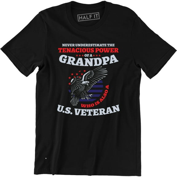 Never Underestimate The Tenacious Power Cool Us Veteran Men's T-Shirt
