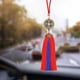 thumbnail image 4 of Colgante de espejo retrovisor de coche con borlas, regalo decorativo, colgante de espejo retrovisor Redondo, 4 of 8