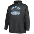 thumbnail image 2 of Men's Fanatics Heather Charcoal Carolina Panthers Big & Tall Pullover Hoodie, 2 of 3