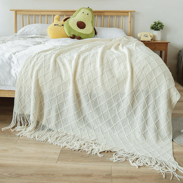 Lightweight knit blanket sale
