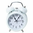 thumbnail image 1 of Reloj despertador analógico de cuarzo NikouMX con campana doble 3 pulgadas, 1 of 8