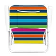 thumbnail image 2 of Caribbean Joe Folding Beach Chair, Multicolor Stripes, 2 of 3