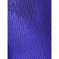 thumbnail image 5 of DARING DIVA Women's Sparkle Bell Bottoms Stretch Shiny Flare Sequin Pants XL Blue Purple, 5 of 6