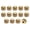 Natural Copper, variant on Uxcell Lamp Screw Cap, Knurled Threaded Cap Nuts Decorative Lamp Shade Finial Knob Replacement Parts for Light Fixture Decor Repair Household DIY Retro Bronze M4x10.6mm