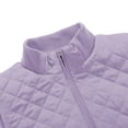 thumbnail image 5 of Bienzoe Women Lightweight Quilted Vest Puffer Padded Fashion Zip Causal Jacket Lavender XL, 5 of 9