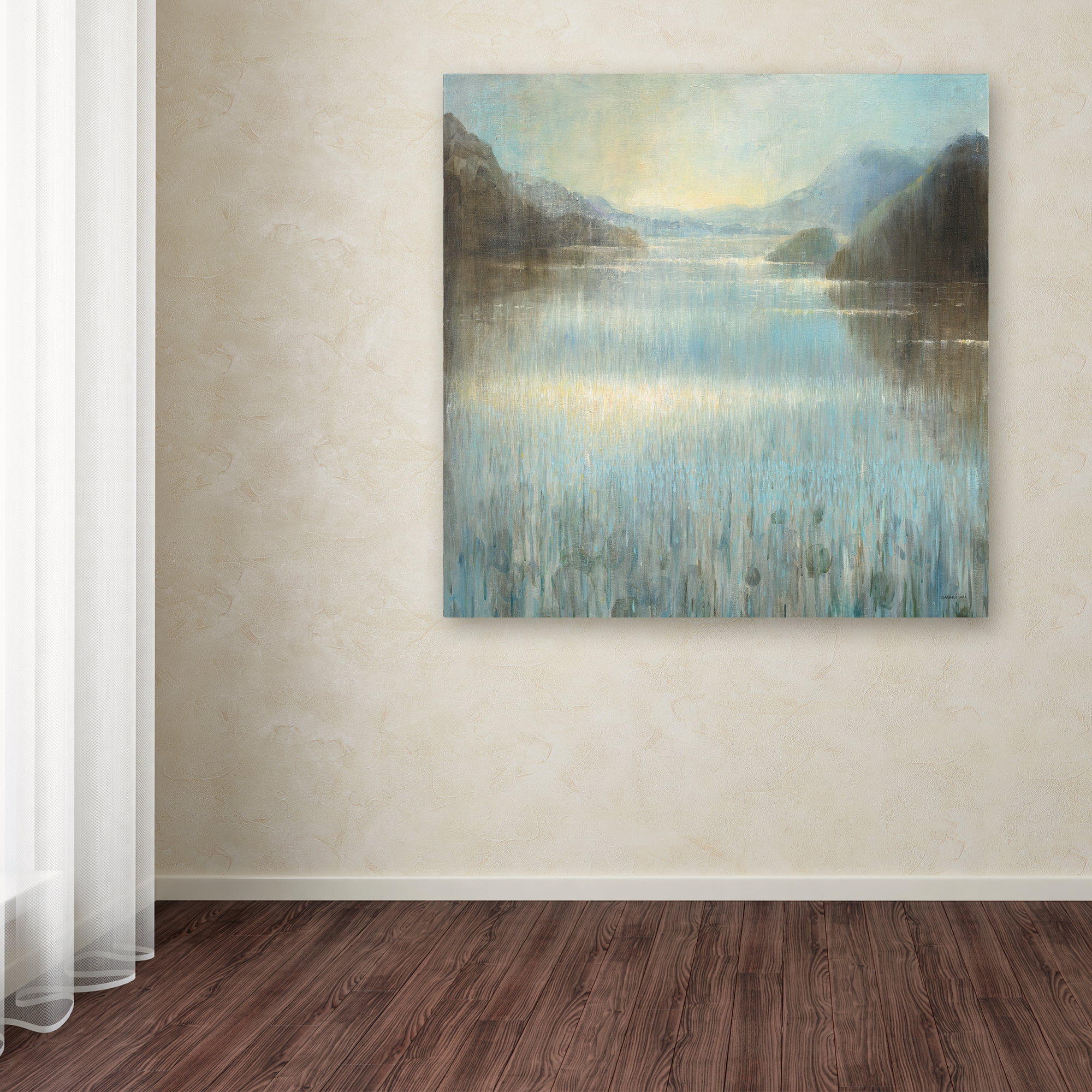 Trademark Fine Art "Through the Mist Square" Canvas Art by Danhui Nai