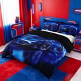 thumbnail image 2 of meiyoeat Blue Racing Car Bedding For Boys Kids,Outdoor Extreme Sports Duvet Cover Full For Speed Games Lovers,Black Reversible,3pcs(No Comforter), 2 of 6