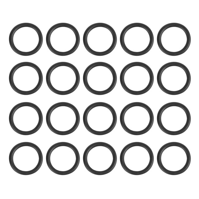 100pcs 8x1mm Anillos de goma de nitrilo para automóviles, juntas de sellado resistentes al calor
