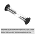 thumbnail image 3 of Uxcell 3 Minute Sand Timer, 4pack Small Sandy Clock, Count Down Sand Glass Black, 3 of 5