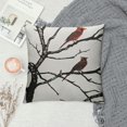 thumbnail image 2 of Awypu  Beautiful Red Birds Pillow Covers Cardinals on Bare Brown Tree Branches Winter Christmas Decorative Throw Pillow Covers Cushion Case for Home Sofa Couch Decoration, 2 of 5
