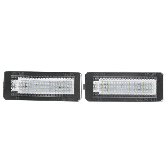 Oubit Rear License Plate Light,Pair LED License Number LED Number Plate Light Tail Number Plate Light Custom Engineered
