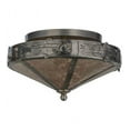 thumbnail image 5 of Meyda Tiffany 51410 Rainbow Trout 3 Light 16" Wide Semi Flush Ceiling Fixture - Copper, 5 of 6