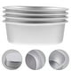 thumbnail image 4 of Molde para hornear pasteles de aleación de aluminio, 4 Uds., molde de Metal para pasteles, utensilios de cocina para hornear, moldes de Metal para pasteles, 4 of 8