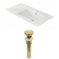 thumbnail image 1 of American Imaginations 35.5-in. W 1 Hole Ceramic Top Set In White Color AI-23843, 1 of 7