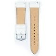 thumbnail image 3 of Hirsch Rainbow Bonded Leather Watch Strap - White - M - 20mm - Silver Buckle, 3 of 9