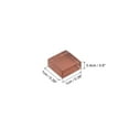 thumbnail image 2 of Uxcell Micro Glass Tiny Mini Mosaic Tile Dark Brown 220 Pack, 2 of 6