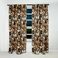 thumbnail image 6 of Designart "Black Jewelry Boho Chic I" Boho Room Darkening Curtain Single Panel, 6 of 6