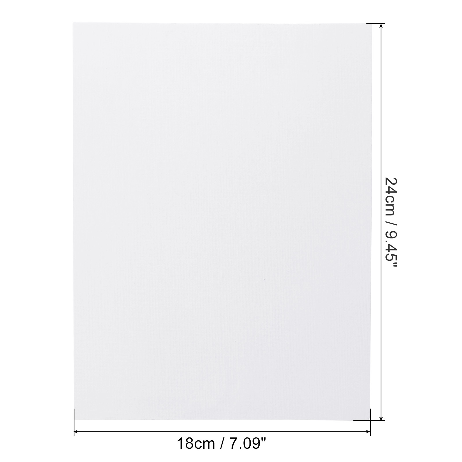 Uxcell Paint Canvases for Painting, 6 Pack 9x7 inch Square Wood Frame Stretched Blank Art Board Panels White