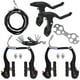 thumbnail image 1 of Juego de frenos de bicicleta Completo GASHWER Freno Delantero y Trasero Universal negro, 1 of 3
