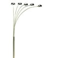thumbnail image 5 of Witaxima 84" Gold Metal Floor Lamp with 5 Adjustable Arms, Polished Brass Finish Standing Light for Living Room, 5 of 5