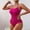 Hot Pink, variant on Women's Seamless Shapewear Bodysuit Tummy Control Body Shaper Waist Defining Body Suit,Size S-3XL