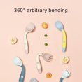 thumbnail image 2 of Safety Baby Temperature Sensing Spoon Heat Toddler Food Feeding Spoons 2 of 9