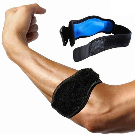 Adjustable Elbow Support, Tennis Golfers Elbow Brace Wrap Arm Support Strap