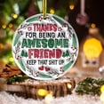 thumbnail image 4 of Boovnll Christmas Tree Decorations, Christmas Acrylic Pendant Concave Textured Round Pendant Decoration, Christmas Decorations, Christmas Decor, Christmas Decorations Indoor, 4 of 5