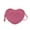 Pink, variant on Cute Heart‑Shaped Crossbody Purse, Faux Leather Love Heart Shape Shoulder Bag for Women