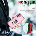 thumbnail image 4 of Feishell for Samsung Galaxy A13 5G Cover with Metal Ring Folding Kickstand,Drop Protection Magnetic Car Mount Shockproof Durable Dual Layer Hybrid Rugged Protective Phone Case,Pink, 4 of 9