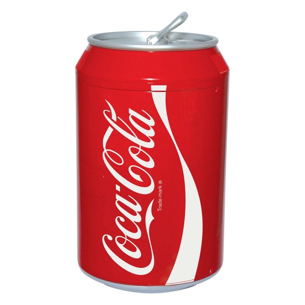 Coca Cola Portable 12 Can Mini Fridge 12v Dc 110v Ac Walmart Com Walmart Com