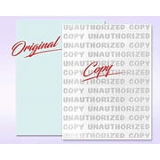 Multi-Purpose UNAUTHORIZED COPY Security Paper, Pack of 500 Sheets Green