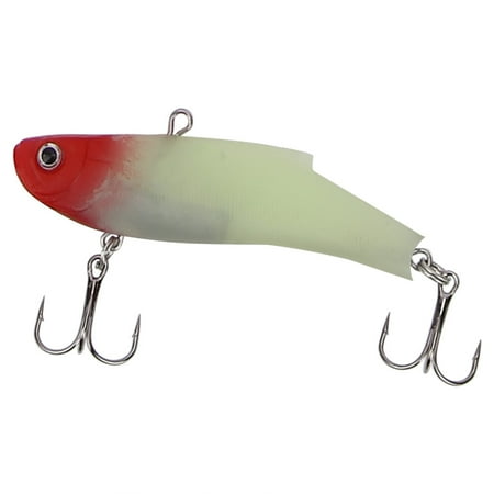 Sarapandan HENG JIA 7CM Vivid Soft Lures Artificial Minnow Fishing Bait with Hooks(G)
