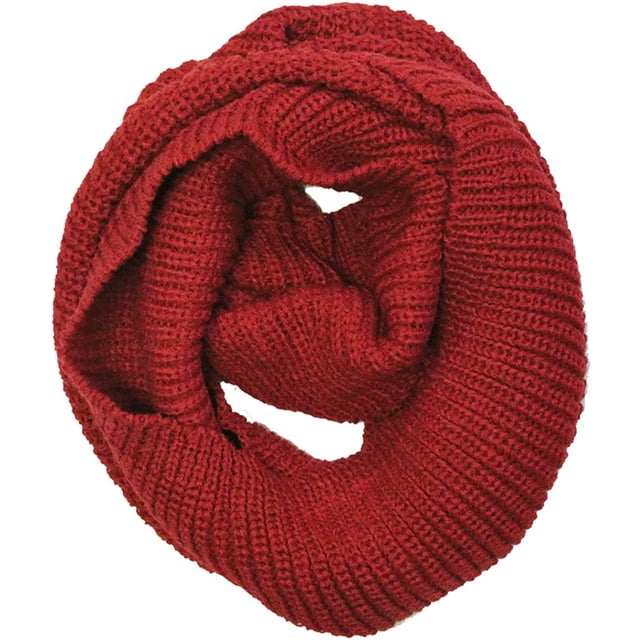 Thick Knitted Winter Warm Infinity Scarf