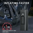 thumbnail image 2 of MixMart Tire Inflator 150PSI Cordless, Auto-Shutoff, Digital Gauge - Black, 2 of 6