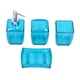 thumbnail image 2 of Juego de Baño Jadeshay 4PCS Dispensador de Jabón Loción Azul, 2 of 8